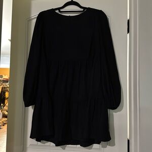 Black dress (looks like suede)